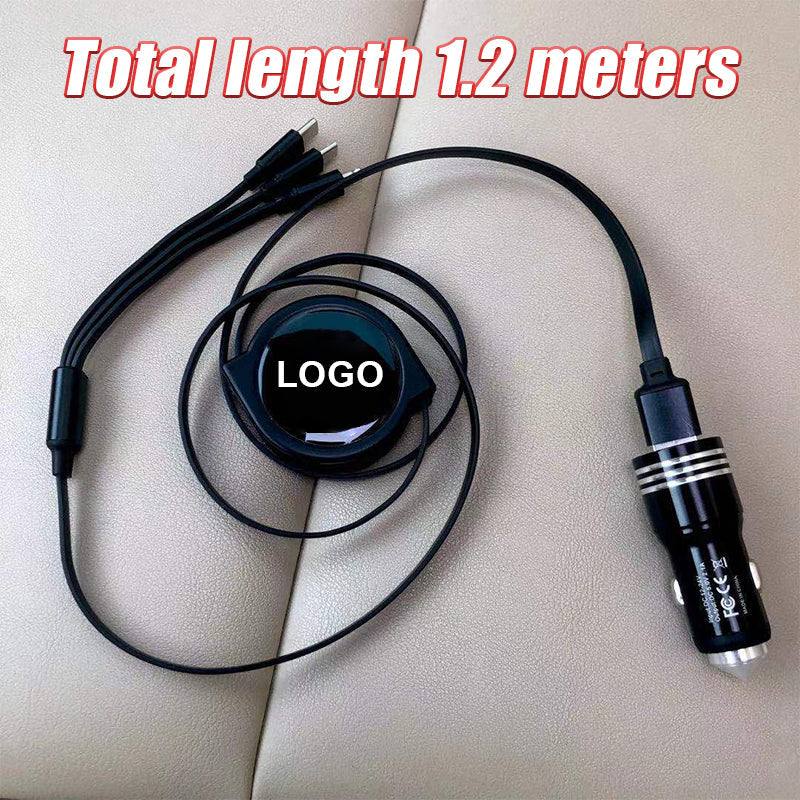 3 In 1 Cable Mini Car Fast Charging Charger