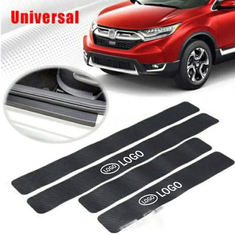 Carbon Car Door Sills Stickers